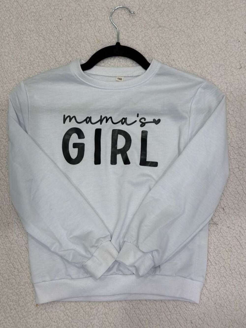 Unbranded 'mama's GIRL' Graphic Sweatshirt Size 140